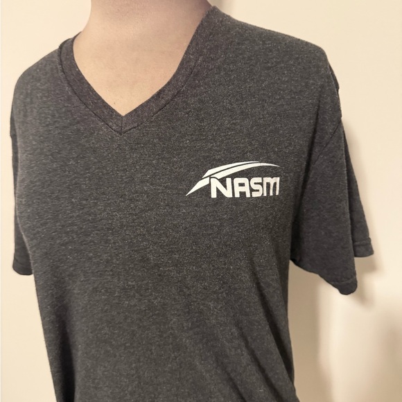 Men's Black Hylete V-Neck NASM Shirt - Picture 2 of 6
